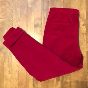 Men’s Zara red corduroy dress pants
